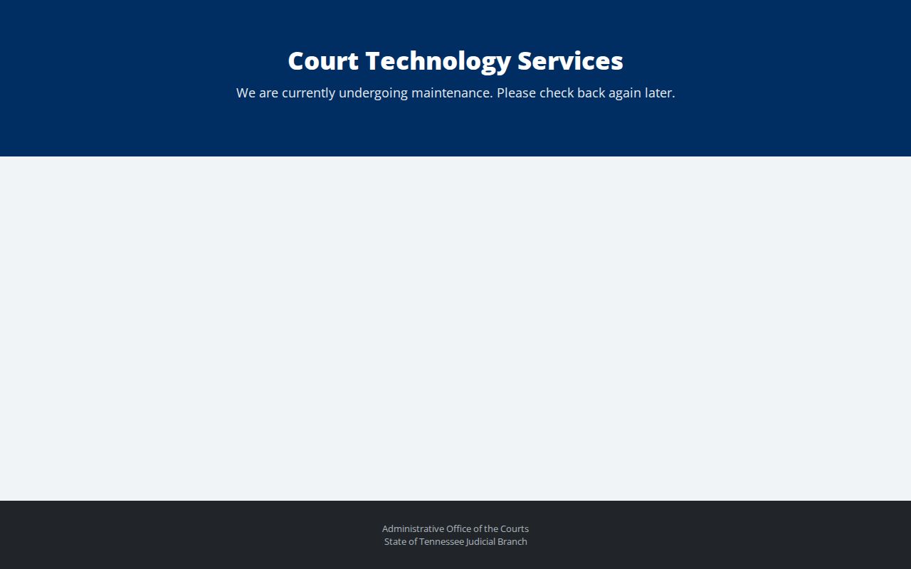 Houston County bench warrant court routing in the Tennessee AOC courthouse directory